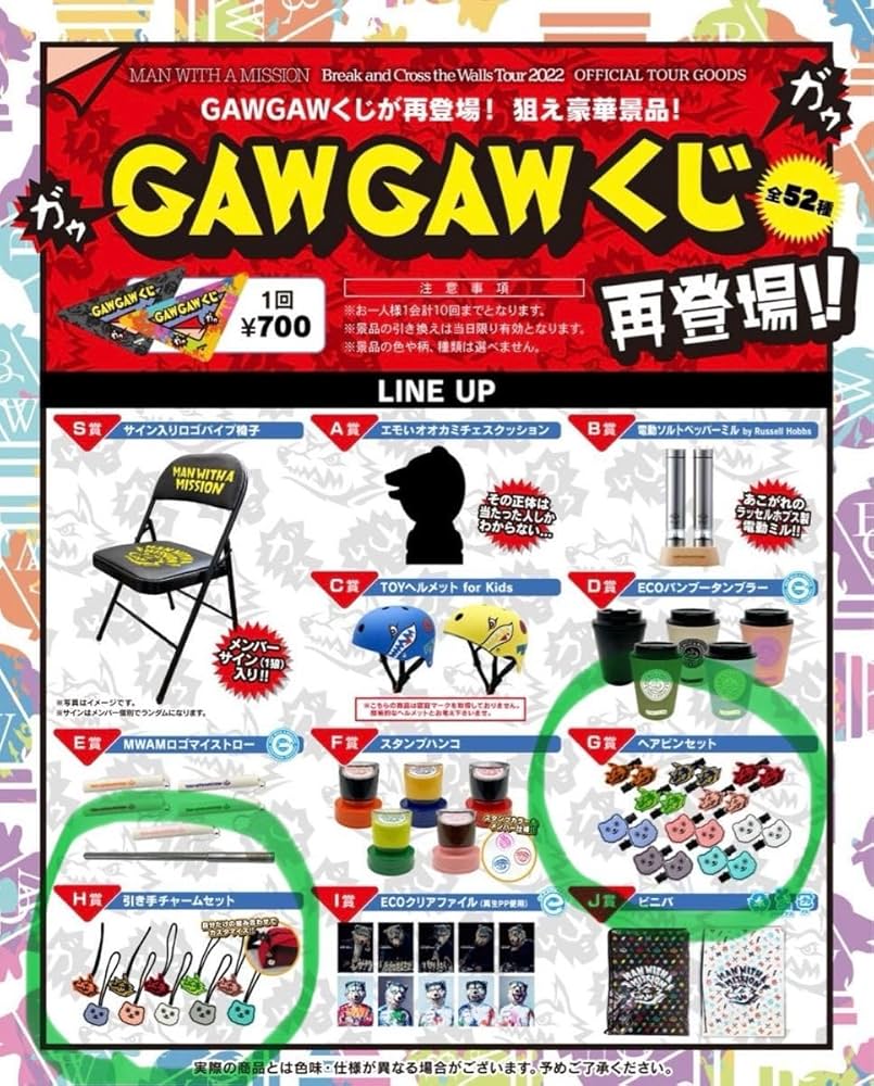 GAW GAWクジA賞ポスター